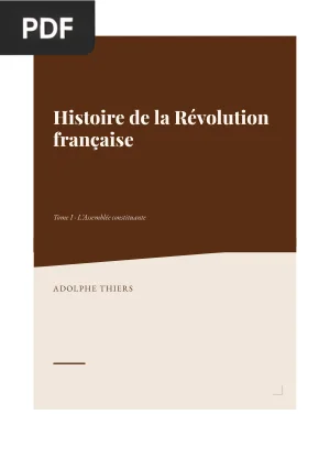 Histoire de la Révolution française, tome 1