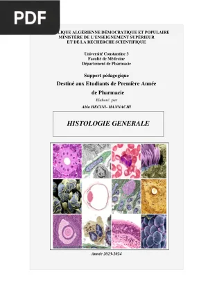 Histologie Générale