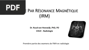 Imagerie par Résonance Magnétique (IRM)