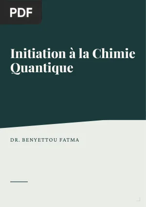 Initiation à la Chimie Quantique