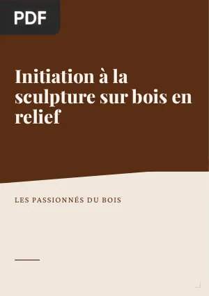 Initiation à la sculpture sur bois en relief