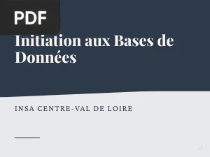 Initiation aux Bases de Données