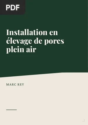 Installation en élevage de porcs plein air