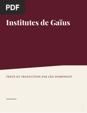 Institutes de Gaïus