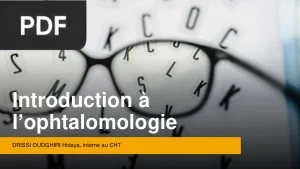 Introduction à l'Ophtalmologie