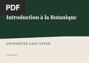 Introduction à la Botanique