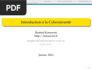 Introduction à la Cybersécurité