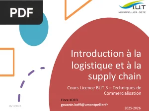 Introduction à la Logistique et à la Supply Chain