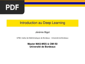 Introduction au Deep Learning