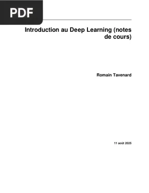Introduction au Deep Learning