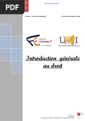 Introduction au droit civil