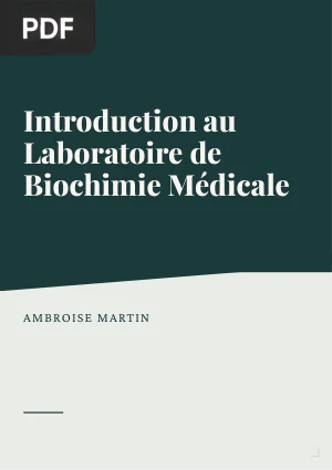 Introduction Au Laboratoire De Biochimie Médicale