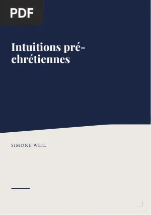 Intuitions pré-chrétiennes