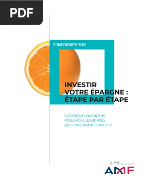 Investir votre épargne : étape par étape
