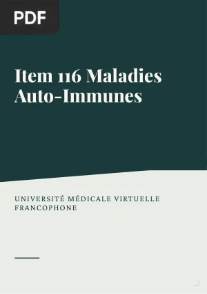 Item 116 - Maladies Auto-Immunes