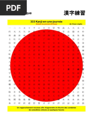 Kanji Pratique - 333 Kanji en une journée (Extrait)