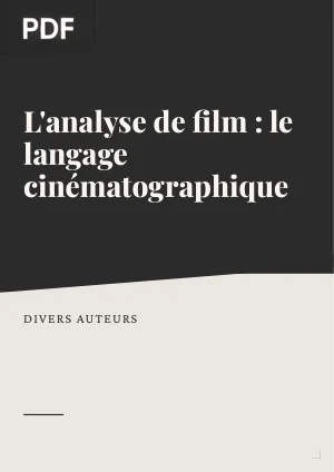 L'analyse de film : le langage cinématographique