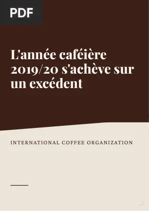 L'année caféière 2019/20 s'achève sur un excédent