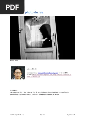 L'art de la photo de rue