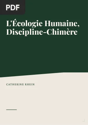 L'Écologie humaine