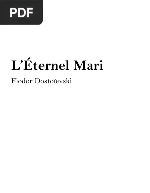 L’Éternel Mari