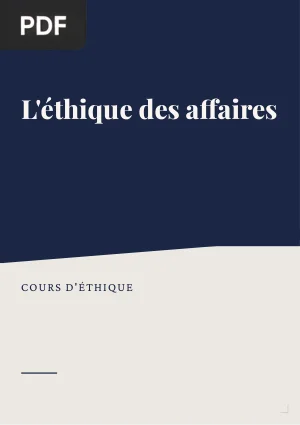 L'éthique des affaires