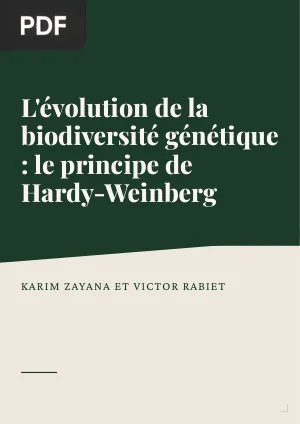 L'évolution de la biodiversité génétique : le principe de Hardy-Weinberg