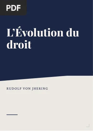 L'Évolution du droit
