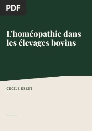 L'Homéopathie dans les Élevages Bovins