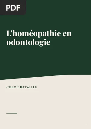 L'Homéopathie en Odontologie