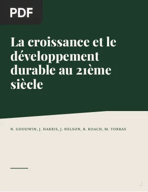 La croissance et le développement durable au 21ème siècle