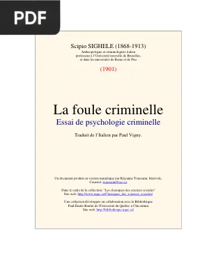 La foule criminelle