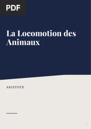 La Locomotion des Animaux