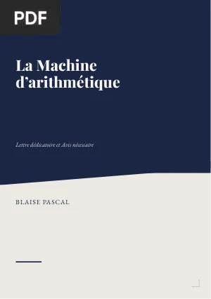 La Machine d'arithmétique
