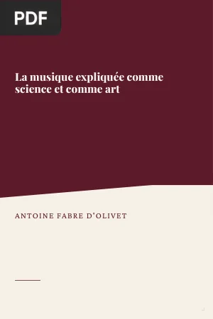 La musique expliquée comme science et comme art