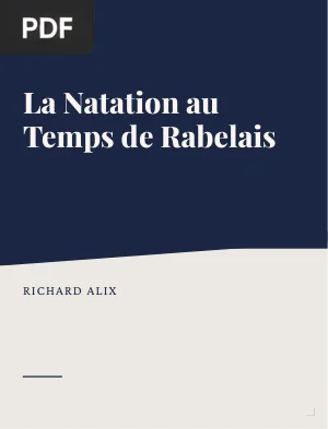 La natation au temps de Rabelais