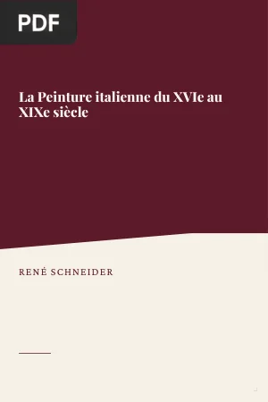 La Peinture italienne du XVIe au XIXe siècle