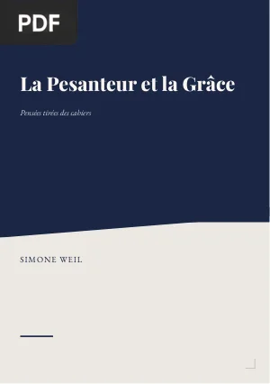La Pesanteur et la Grâce