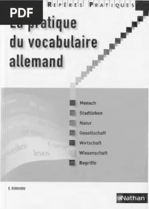 La Pratique du Vocabulaire Allemand