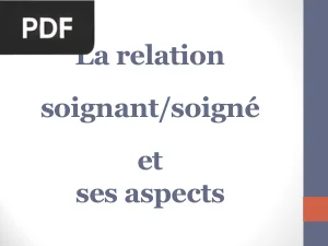 La relation soignant/soigné et ses aspects