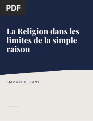 La Religion dans les limites de la simple raison