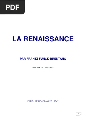 La Renaissance