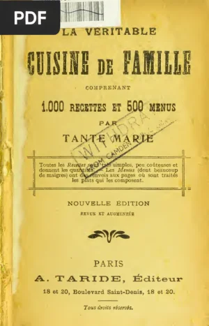 La Véritable Cuisine de Famille