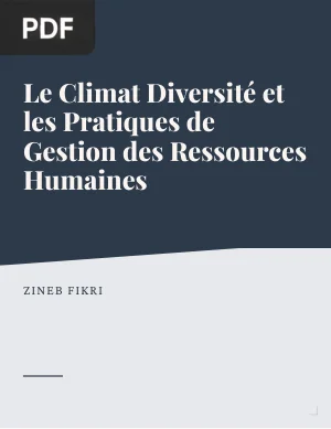 Le Climat Diversité et les Pratiques de Gestion des Ressources Humaines