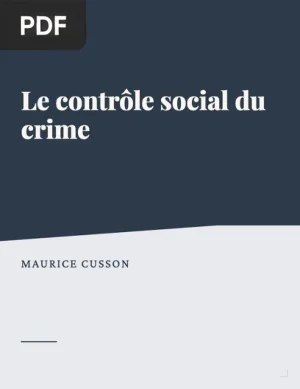 Le contrôle social du crime