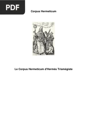 Le Corpus Hermeticum