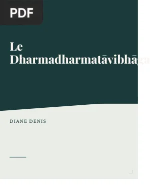 Le Dharmadharmatāvibhāga