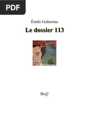 Le dossier 113