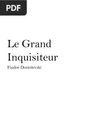 Le Grand Inquisiteur