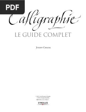 Le guide complet de la calligraphie